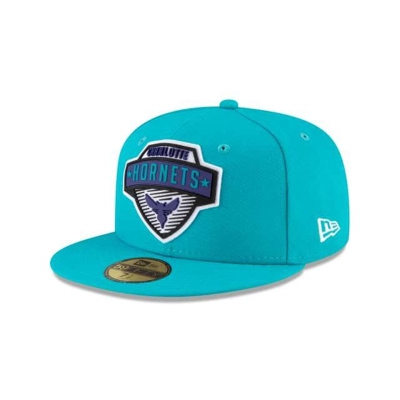 Blue Charlotte Hornets Hat - New Era NBA Tip Off Edition 59FIFTY Fitted Caps USA3496178